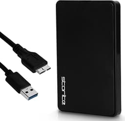 Externe Harde Schijf - Draagbare Opslag - Data Back-up - Plug-and-Play - 500GB - Zwart — thumbnail 1