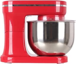Keukenmachine Mixer - Bakmachine Deegmaker - Zelf Bakken - Krachtige Motor - 5 Liter Kom - Rood — thumbnail 2