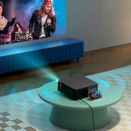 Yaber K2s Smart Home Projector 2x10w JBL Beamer Zwart — thumbnail 3