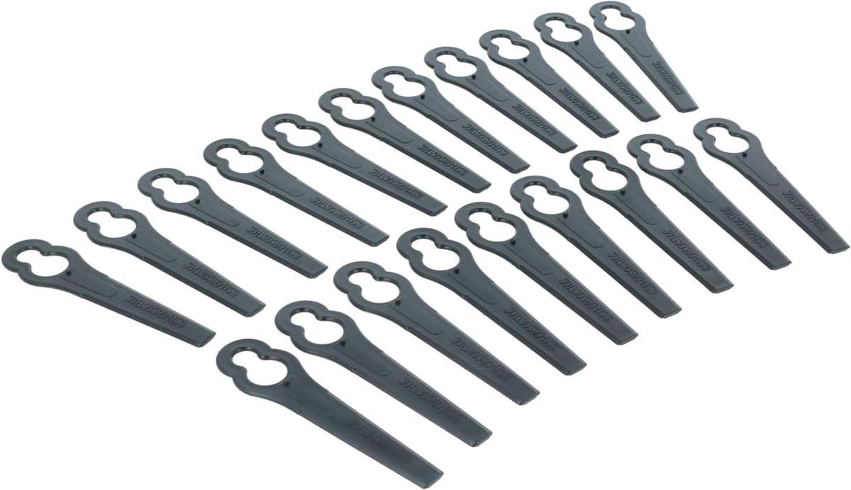 Reservemesjes Grasmaaier - Snijbladen Plastic - Gazon Onderhoud - Snelle Wissel - 20 Stuks - Zwart — afbeelding 1