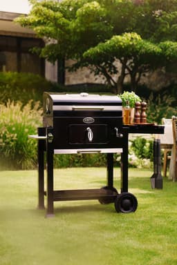 Boretti - Carbone 2.0 Houtskool barbecue - Grilloppervlak 57x42 - met verstelbaar kolenrek - gietijzeren rooster - zwart — thumbnail 4