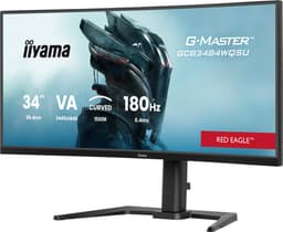 iiyama G-Master GCB3484WQSU-B1 Red Eagle - 34 inch - WQHD - VA - 180 Hz - Verstelbaar - Curved — thumbnail 3