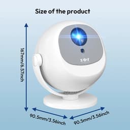 Mini Beamer - Projector met Wifi - Bluetooth — thumbnail 2