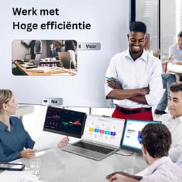 JMZR® Portable Monitor - Tri Screen - Laptop Uitbreider - Full HD — thumbnail 2