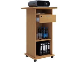 VCM Houten tafel meubels trolley trolley standaard beamer projector wielen rollable Neta Houten tafel meubels trolley trolley standaard beamer projector wielen rollable Neta
