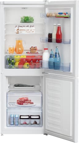 Beko RCSA240K40WN - Koel- en vriescombinatie - Vrijstaand - 229 l - E label - Wit - 38 dB - Vers zone compartiment — thumbnail 4