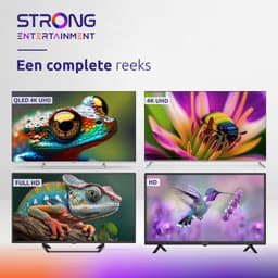 STRONG - TV 55" (139 cm) SRT55UG8773C QLED - Smart Google TV 4K UHD - Chromecast - Google Assistant - Dolby ATMOS - Doly Vision - Quantun dot colors - Drievoudige tuners - Wifi - Bluetooth - Port Ethernet - 4xHDMI + 2xUSB - NETFLIX — thumbnail 8