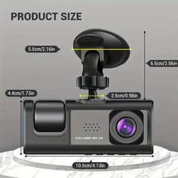 Dual Dashcam - Dashcam voor Auto - Dashcams - Zwart — thumbnail 2