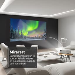 Salora BEAMER4322 - Beamer - 180 Ansi Lumen - Screen Mirroring - Projector - Mini beamer — thumbnail 3