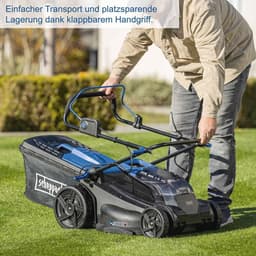 Accu Grasmaaier - Elektrische Grasmaaier - Grote Tuinen - Borstelloze Motor - 43 cm Maaibreedte — thumbnail 4