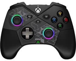 MSI FORCE PRO WIRELESS CONTROLLER - Gaming Controller - Zwart - Bluetooth - USB-C