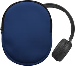 kwmobile hoes geschikt voor JBL Tune 600 / 500BT / 510BT / 450 - 21,5 x 16 cm - Beschermhoes voor headset in donkerblauw - Van neopreen — thumbnail 1