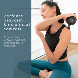 Beurer MG 101 SensorBoost Massage Gun – REVOLUTIONAIR ONTWERP – Ergonomisch rond - Druksensor - Stil en Compact – 5 Intensiteiten – 5 Opzetstukken – 3 Jaar Garantie — thumbnail 3