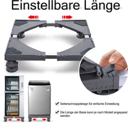 Verstelbare Sokkels voor Wasmachines, Koelkasten en Apparaten - Hoogtes van 44-75cm — thumbnail 5
