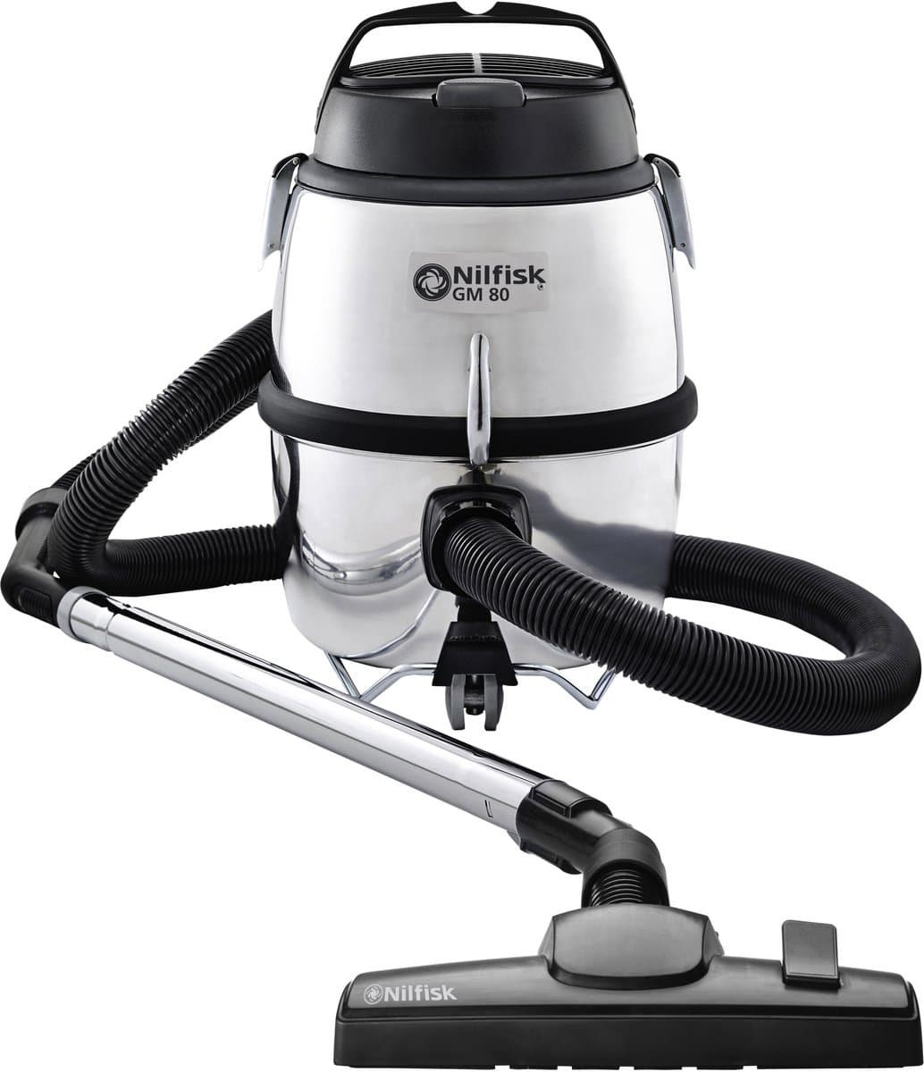 Nilfisk GM 80C Zwart alu – Robuuste stofzuiger met 780W zuigkracht, 6,25 L capaciteit & blaasfunctie voor huis en werkplaats, 10 jaar garantie! — afbeelding 1