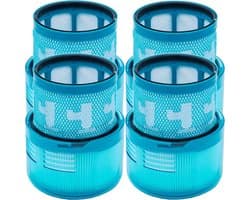 4x HEPA-filter geschikt voor Dyson G5 Gen5 Detect Absolute, Detect Fluffy stofzuiger - vervangingsfilter motorfilter