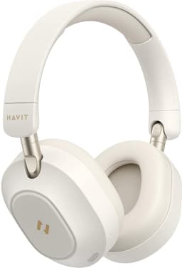 Havit H668BT Hoofdtelefoons Draadloos Hoofdband Muziek/Voor elke dag USB Type-C Bluetooth Beige — thumbnail 4