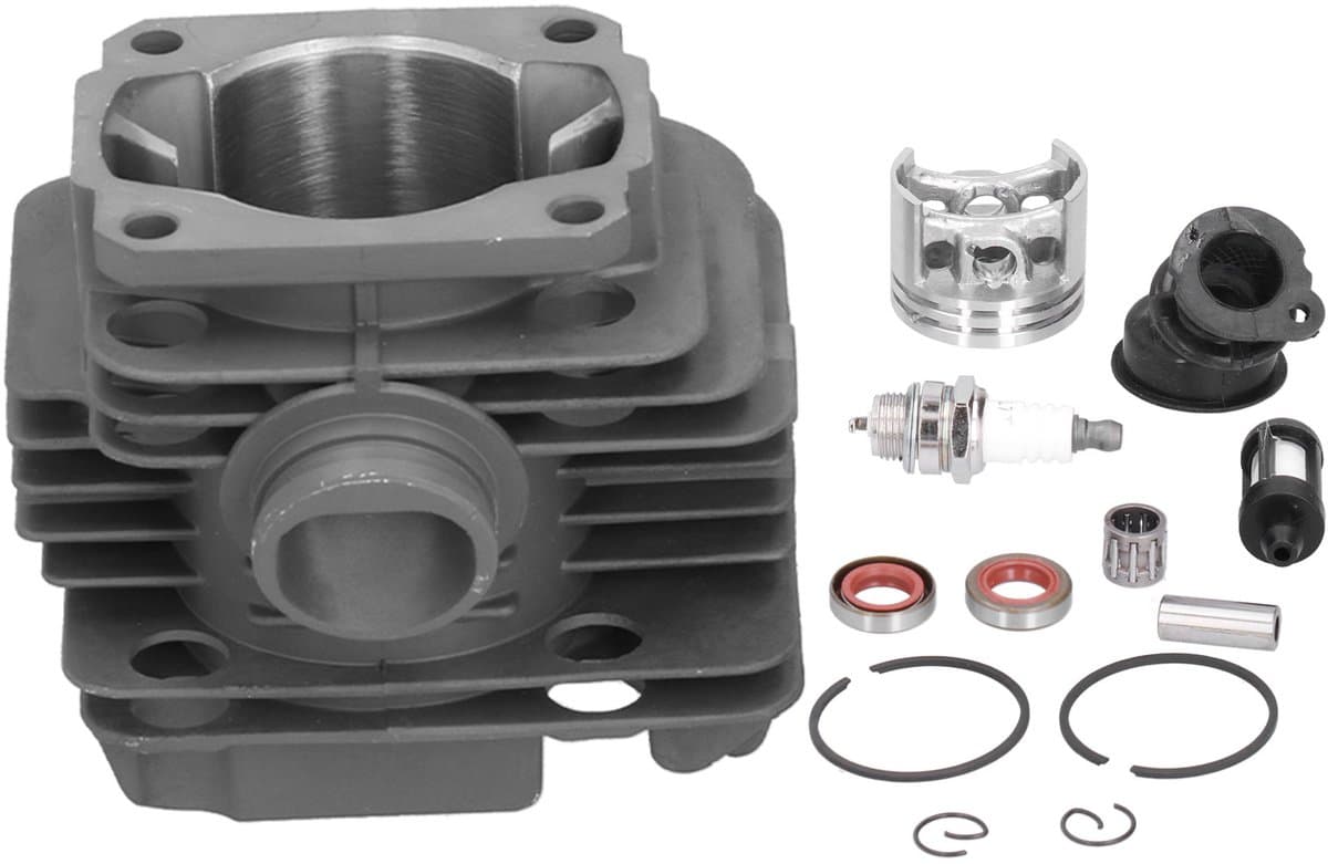 Cilinder- en zuigerset van 40 mm voor Stihl 020, 020T, MS200 en MS200T kettingzagen – inclusief bougies – inclusief oliekeerringen — afbeelding 1