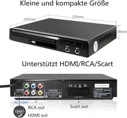 DVD Speler met HDMI - Blu Ray Spelers - Externe DVVD Speler - — thumbnail 5