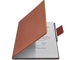 Remarkable Paper Pro hoes - Geschikt voor Remarkable Paper Pro 11.8" (2024) - Origineel Ontwerp - Lichtgewicht Ultradunne Magnetische hoes - Automatische slaap-/waakfunctie - Hoogwaardige waterdichte PU leer - (Niet voor Remarkable 2) - Bruin