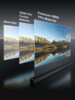 AWOL Vision vloer opstijgend home cinema ALR scherm, 120. — thumbnail 1