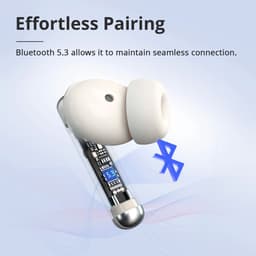 True Wireless Bluetooth Earbuds – Quad-Mic Noise Cancellation, 28 Hours Playtime, ENC Technology, Bluetooth Headphones — thumbnail 4