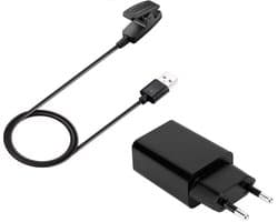 Oplader met adapter geschikt voor Garmin Lily 1 - Strap-it Oplaadkabel - charger - lader