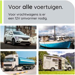 Universele Antenne Radio Signaalversterker - FM/AM - 85-112MHz - 25dB - 34cm - ANT-208 - Zwart — thumbnail 3