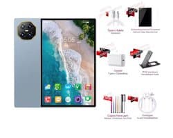 Pad 8 Pro Snapdragon 8gen2 Android Tablet 11Inch Hd 16GB 1TB 12000 Mah 5G Dual Sim Wifi Tafels Pc - Blue