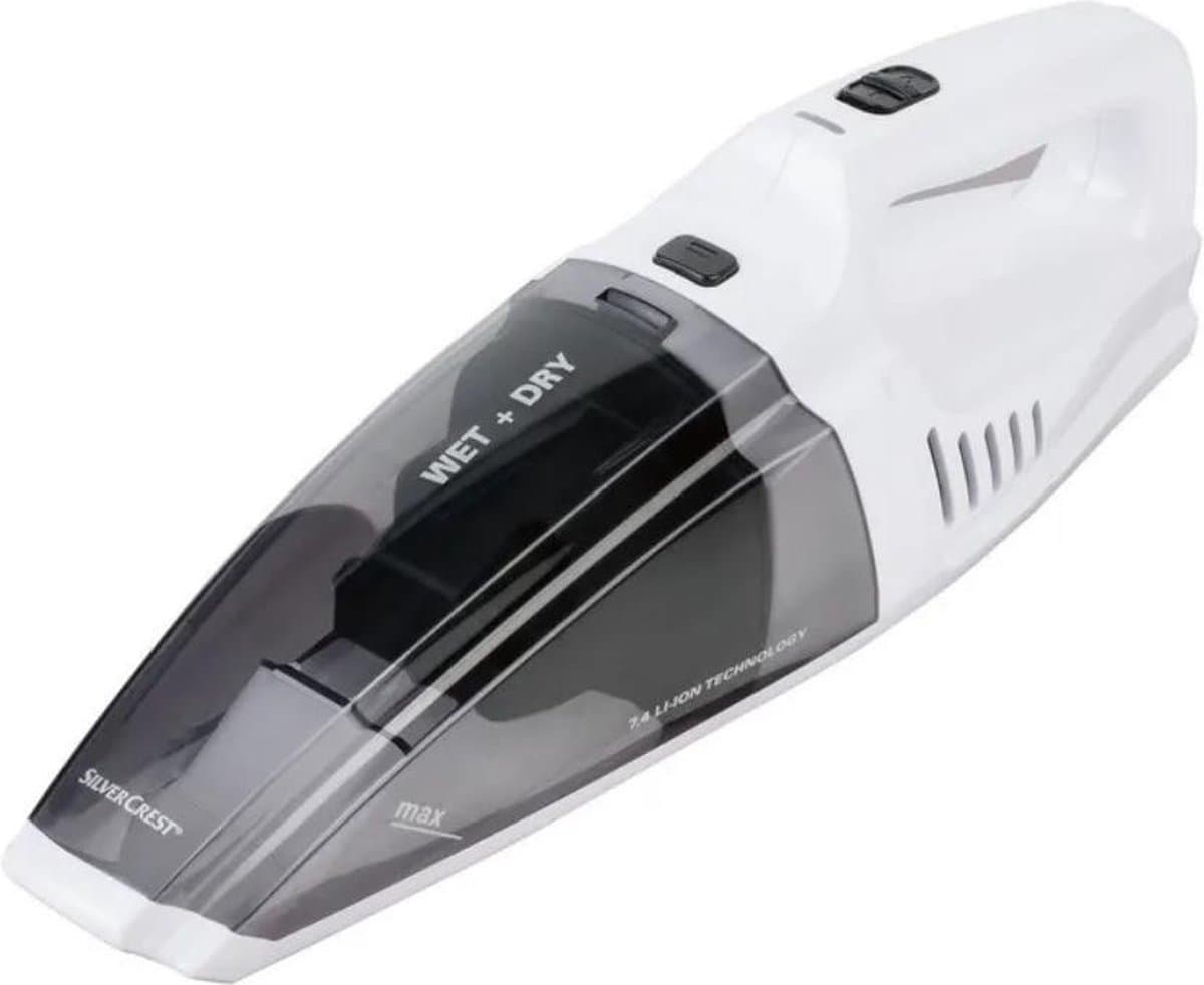 SILVERCREST® Handstofzuiger nat/droog (Wit) -  Inclusief oplader en stoffilter — afbeelding 1