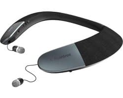 Avantree - Torus (NB05) - Superb HD Quality Wearable Speaker, Retractable Earbuds, Light Weight, aptX Low Latency, DSP with 3D Surround Sound