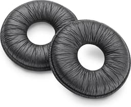 MMOBIEL Koptelefoon oorkussens earpads geschikt voor: Plantronics CS, SAVI, Supra/Plus HW251, HW261, CS540, W440, W445, W740, W745, Jabra 2000 Series en VXi Headsets, kunstleer zwart — thumbnail 1