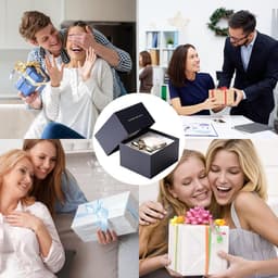 Mini Massage Gun met Dubbele Kop, Draagbare Spiermassagepistool voor Diepe Spiermassage, Compacte Handheld Massager voor Spierontspanning, Thuis, Kantoor en Reizen, Cadeau voor Mannen en Vrouwen, Goud — thumbnail 2