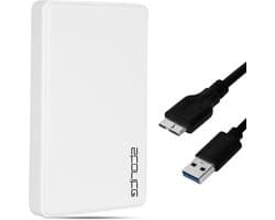 Externe Harde Schijf - Draagbare HDD - Gegevens Back-up - Ultrasnelle USB 3.0 - 120 GB - Wit