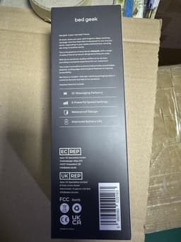 Wandmassageapparaat siliconen draadloos USB oplaadbaar waterdicht met 20 standen en 8 snelheden zwart — thumbnail 2