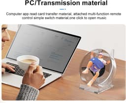 3D Hologram Fan, 3D Hologram LED Fan Projector, 1080x1600 Resolutie, 48 LED -lichten, Holografische Projector Advertentiedisplay met WiFi/App/Remote, voor Bedrijven — thumbnail 3