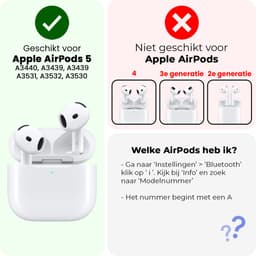 Hoesje - Geschikt voor Apple AirPods 5 - met Clip - Siliconen Hoes - Silicone Case Cover - Grijs — thumbnail 2