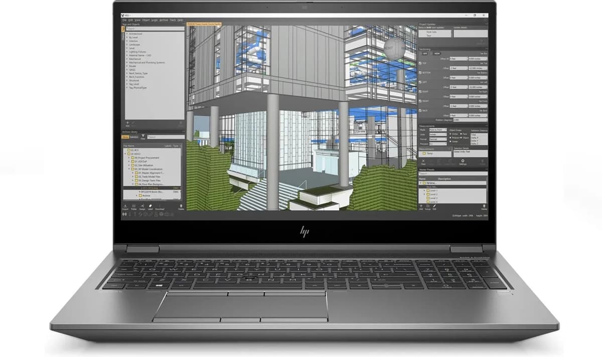 HP ZBook Fury 15 G8 | Intel Core i9 | NVIDIA RTX A3000 | 39.6 cm (15.6″) | 2000 GB SSD | 64 GB | US | WiFi | Windows 11 Pro — afbeelding 1