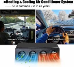 Auto Airconditioning 12V Model1 Heat Cool - 550 W Vermogen - 10500 BTU Koelcapaciteit - ABS+PC Materiaal - Voor Auto En Camper — thumbnail 5