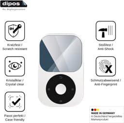 dipos – 2x Screenprotector geschikt voor Shanling Q II | 9H beschermfolie — thumbnail 1