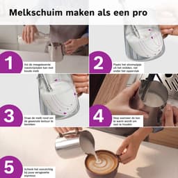Bosch PFE401C3 Pistonmachine - HomeCafé Serie 4 - RVS — thumbnail 2