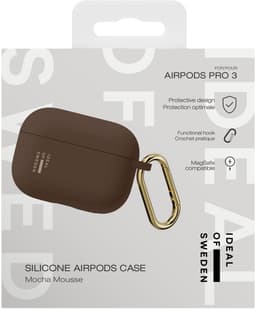 iDeal of Sweden Silicone Case voor de Apple AirPods Pro 3 - Mocha Mousse — thumbnail 2