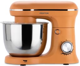 Keukenmachine Kneedmachine - 1500 W Vermogen - 5 Liter Roestvrijstalen Kom - Oranje - Staande Mixer — thumbnail 1
