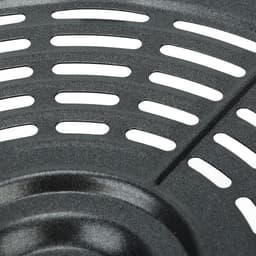 Vervanging voor heteluchtfriteuse grillpan voor 5QT luchtfriteuses, 8,5 inch airfryers anti-aanbakplaat, friteuse grillplaat koekenpan accessoires voor keuken, vaatwasmachinebestendig — thumbnail 4