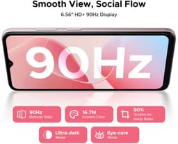 DOOGEE Note 60 Smartphone - 6,56" - Android 16 - 32GB(3+29) RAM - 128GB ROM - 6150 mAh - Lichtgewicht 190 g - 3,5 mm hoofdtelefoonaansluiting - NFC - GPS - Roze — thumbnail 5