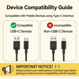 Retro Telefoonhoorn - USB-C Bedrade Handset met Microfoon - Geschikt voor iPhone & Android met USB-C - Vintage Telefoonhoorn voor Bellen, Videogesprekken & Vergaderingen - 2 Stuks - Rood & Roze — thumbnail 4