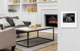 ET61W Draadloze thermostaat, 16 A, digitale kamerthermostaat programmeerbaar met interne temperatuursensor en vloersensor, verwarmingsregeling voor vloerverwarming — thumbnail 2