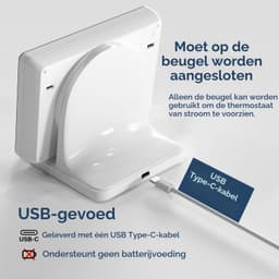 Slimme thermostaat voor vloerverwarming op waterbasis en gasboiler, RF & WiFi, draadloos, programmeerbare kamerthermostaat, compatibel met -app en spraakbesturing — thumbnail 3