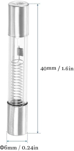 3 stuks 0,8 A 5 kV glazen buiszekeringen voor magnetron — thumbnail 5