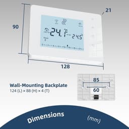 Wifi-thermostaat met batterij, programmeerbare thermostaat — thumbnail 4